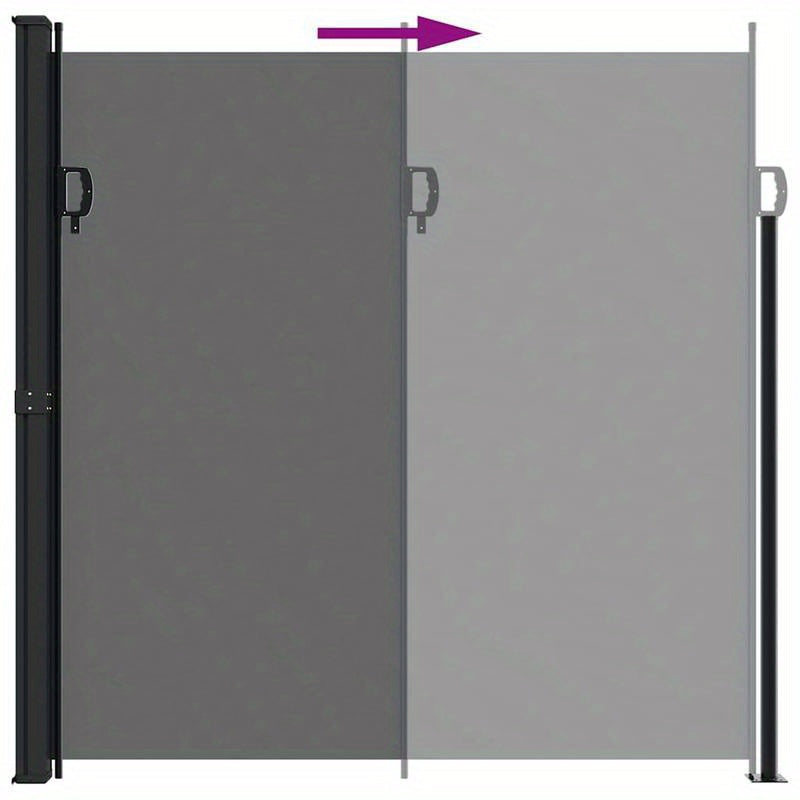 Verstelbaar Privacy Scherm – Windscherm - Tuinscherm – Balkonscherm – Zonnescherm – Afdekzeil – 200x600 Cm – Weerbestendig – 91-100% Schaduw