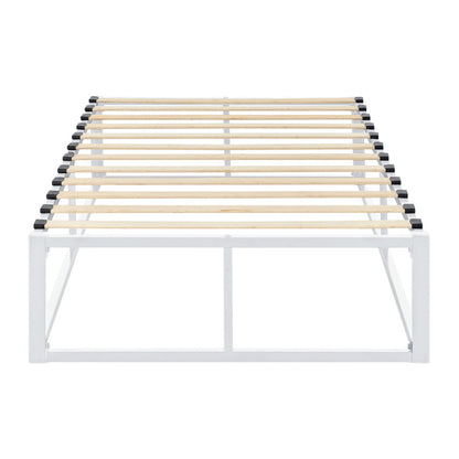 Bedframe – Metalen Bed – Bedframe Met Lattenbodem – Stabiel Bed – Tweepersoonsbed – Zwart – Stevig Gecoat Staal – Onderhoudsvriendelijk