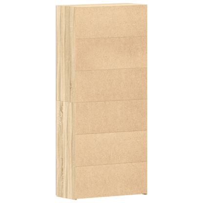 Schoenenkast – Schoenrek – Schoenopberger – Schoenenschrank – Schoenenmeubel – 14-18 Paar Schoenen – Modern Chêne Sonoma Hout – 80x35,5x180 cm