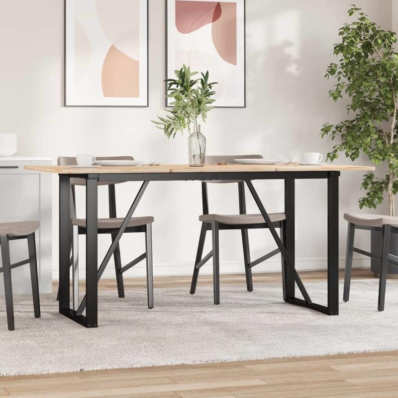 Dining Table Frame in O-Shape 140X60X73 Cm Steelfurniture Legs, Metal Table Legs, Wooden Table Legs, Stainless Steel Table Legs, Acrylic Table Legs, Hairpin Table Legs, Adjustable Table Legs, Folding Table Legs, Load-Bearing/ Heavy-Duty Table Legs