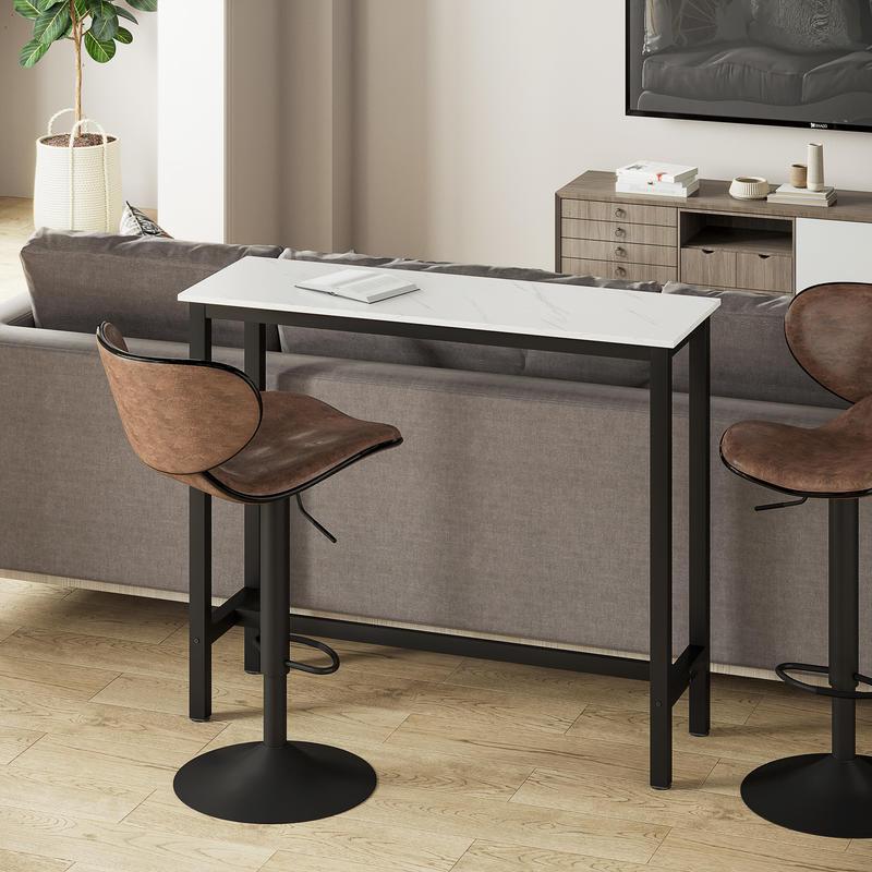 Bar furniture, perfect party/ reception furniture, suitable for restaurant, bar, living room, balcony, pub, cafe, Bar Table, Party Furniture, Classic Design, Stylish Furniture, Sturdy Base, Large Dining Table, Adjustable Tabl