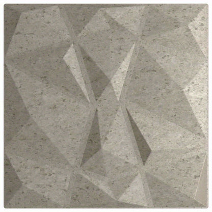 48 Wall Panels Diamond 12 Square Meters 50X50 Cm XPS Concrete