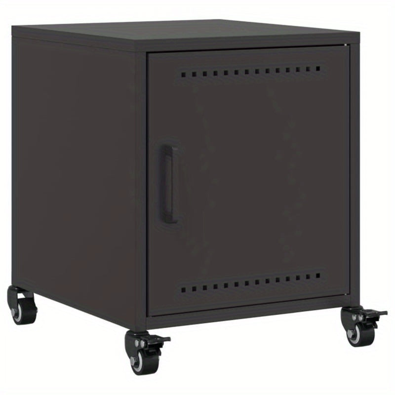 Bedside Tables 2pcs 36X39X43.5 Cm Steel Black