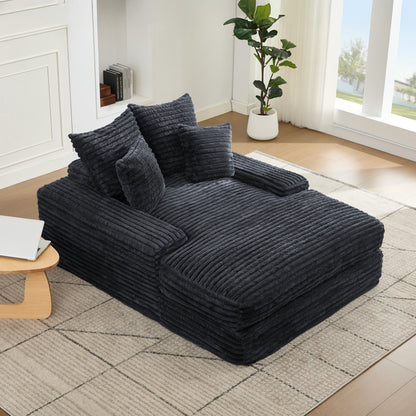 Slaapbank – Bedbank – Sofa Bed – Zetelbed – Bedbank Met Kussen – Memory Foam Comfort – Luxe Fluweel Bekleding – Grijs – Inclusief 4 Kussens – Direct Gebruiksklaar