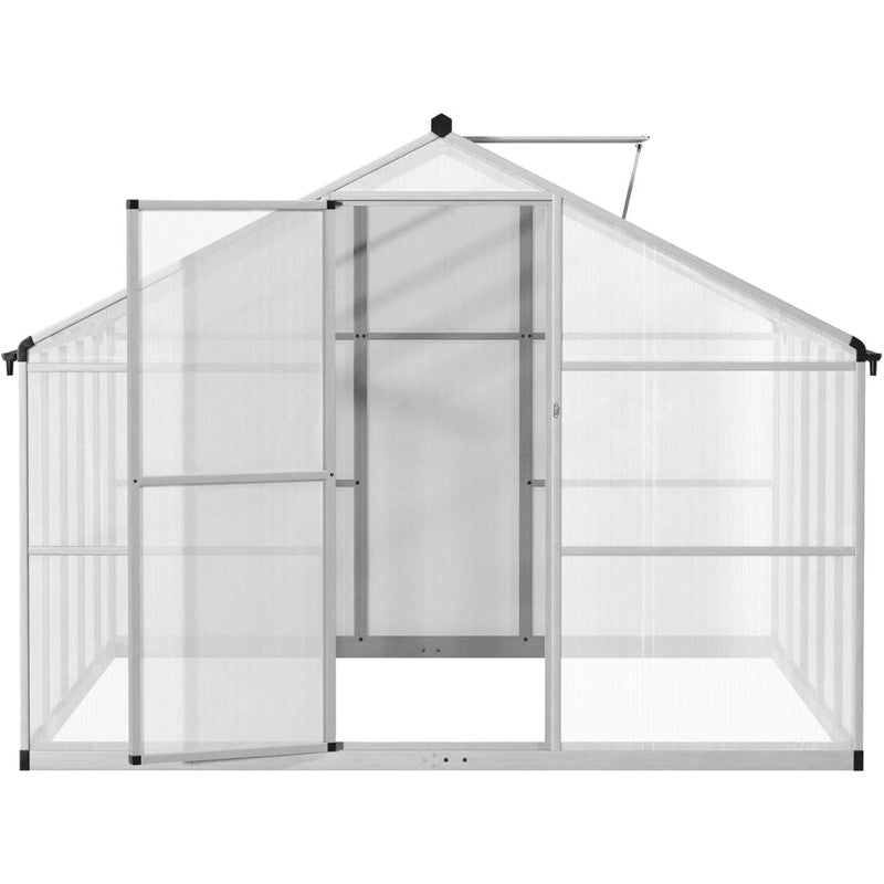 Kweekkas – Tuinkas – Broeikas – Serre – Plantenkas – Groot Formaat 310x250x195 cm – Aluminium Frame & Polycarbonaat Panelen