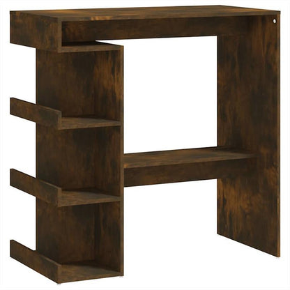 Bartafel – Bar Tafel – Statafel – Keukentafel – Eettafel – Industrieel Design – Gerookt Eiken Hout – Ruimtebesparend 100x50x101,5 cm
