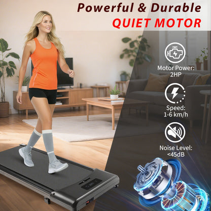 Loopband – Wandelband – Hardloopband – Walking Pad – Treadmill – Compact en Stil – Met Afstandsbediening