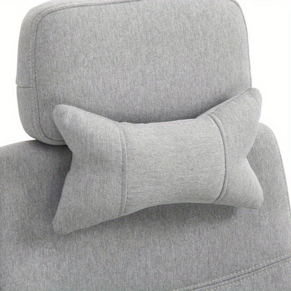 Ergonomische Bureaustoel – Bureau Stoel – Gamingstoel – Werkstoel – Office Chair – Verstelbare Hoogte – 360° Draaifunctie – Zwenkwieltjes – Multi-Layer Schuim – Roestvrijstalen Frame – Grijs