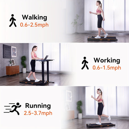 Loopband – Compact Loopband – Draagbare Loopband – Stille Loopband – Loopband Voor Thuis – Max. 6 Km/U – Draagvermogen 120 Kg - Wit
