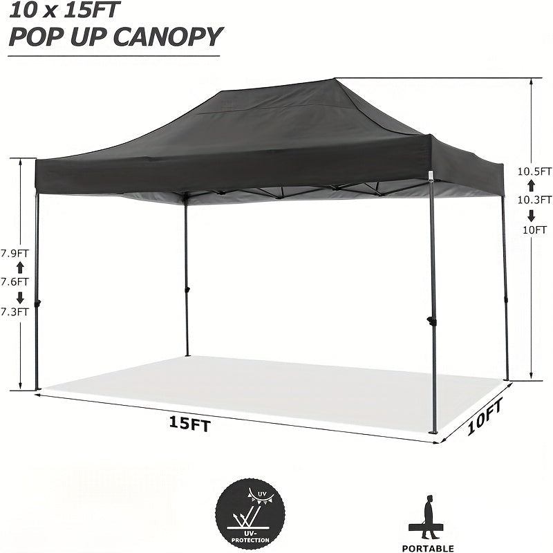 Pop-up Partytent – Vouwtent – Tuin Tent – Evenemententent – 3 X 4,5 Meter – Snelle Opbouw – Klittenbandsluiting