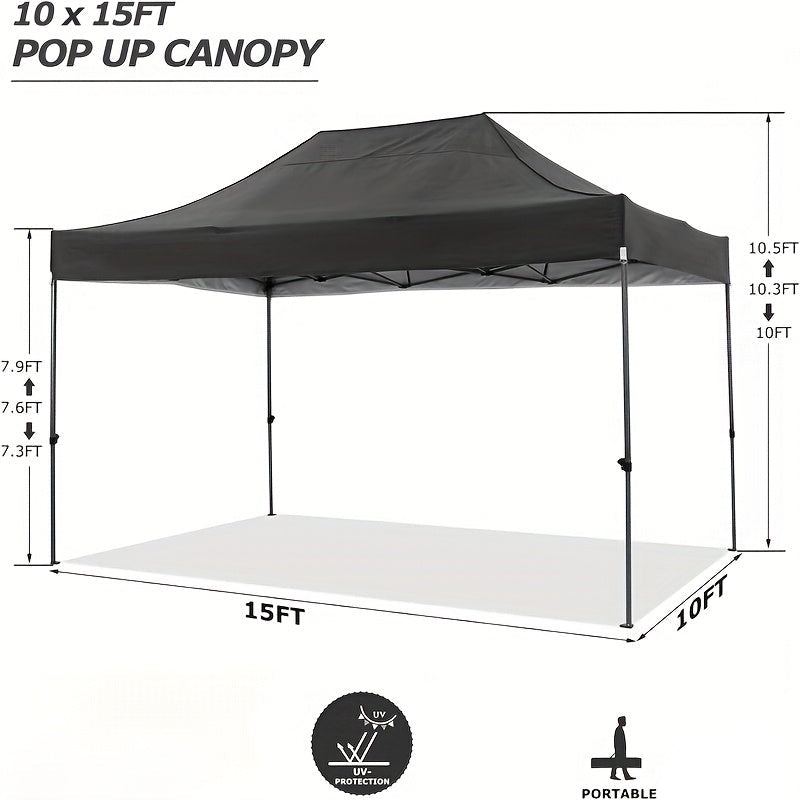 Pop-up Partytent – Vouwtent – Tuin Tent – Evenemententent – 3 X 4,5 Meter – Snelle Opbouw – Klittenbandsluiting