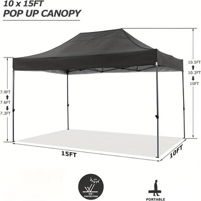 Pop-up Partytent – Vouwtent – Tuin Tent – Evenemententent – 3 X 4,5 Meter – Snelle Opbouw – Klittenbandsluiting
