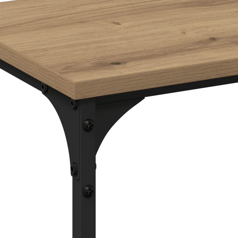 Sidetable – Consoletafel – Wandtafel – Haltafel – Bijzettafel – Massief Eikenhout – 200x29x75 cm – Smal en Duurzaam