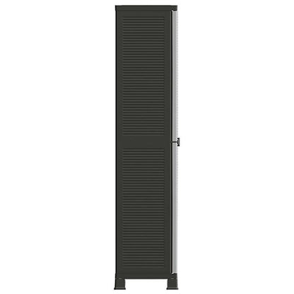 Opbergkast – Plastic Kastje – Buitenopslag – Buitenmeubel – Opbergbak – Weerbestendig Kunststof – Compact 68x39x171,5 cm