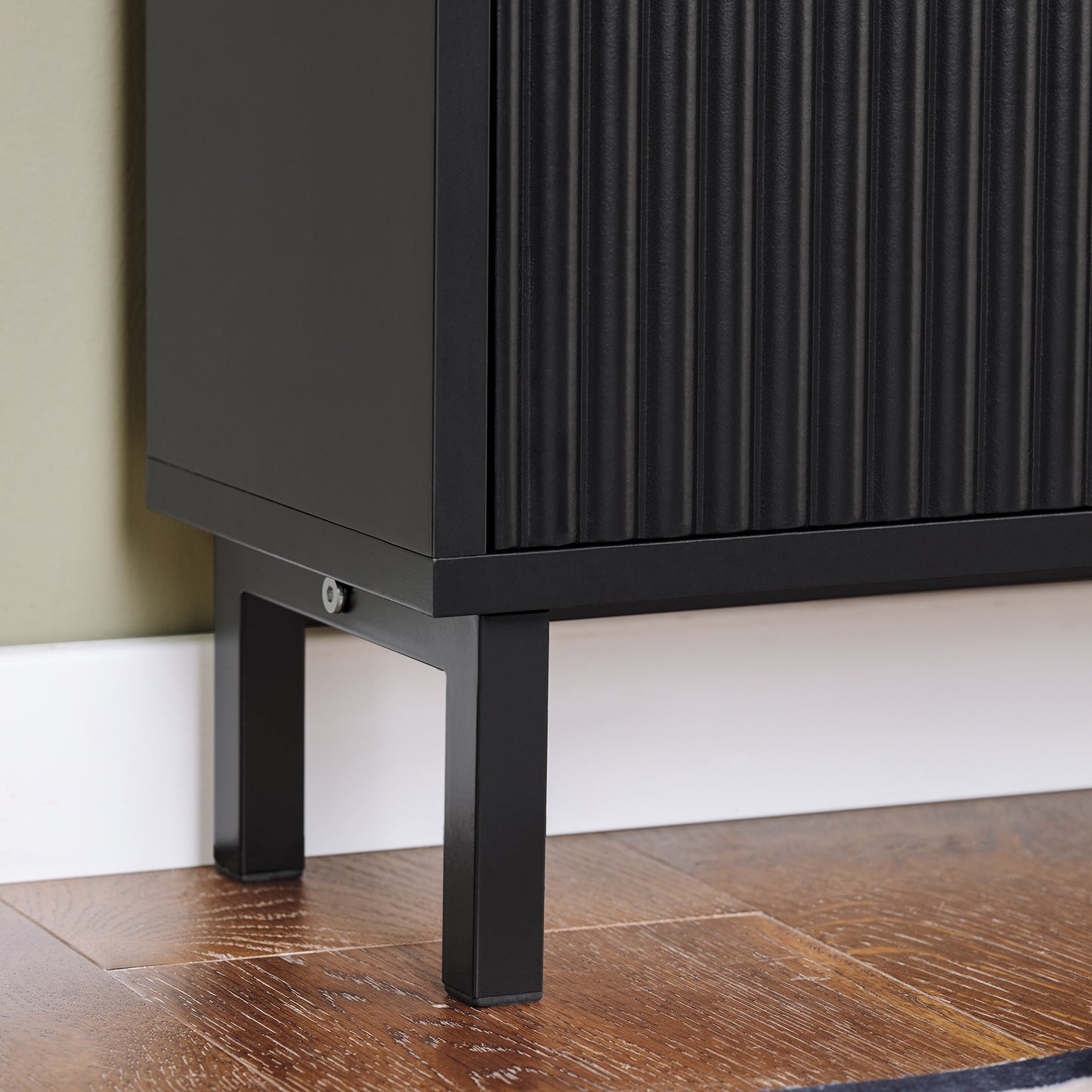 Schoenenkast – Schoenenrek – Schoenenopberger – Schoenenplank – Schoenenkastje – Compact 50x19x130 cm – MDF en Stalen Poten