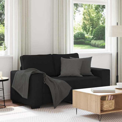 2-Zits Bank – Loveseat – Tweezits Sofa – Compact Sofa – Zithoek – Modern Design – Memory Foam Zitting – Stevig MDF Frame – Zwart