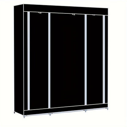 Kledingkast – Garderobekast – Stoffen Kast – Opbergkast – Garderobekast Systeem – 150x45x175 cm – Modulair & Stapelbaar – Lichtgewicht & Duurzaam
