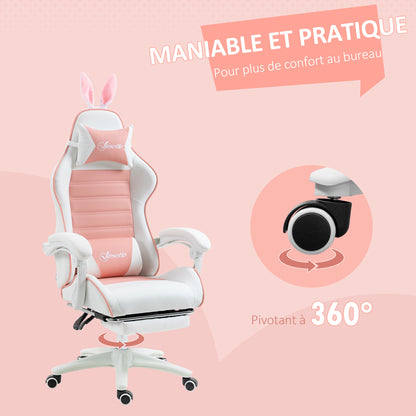 Gamingstoel – Gamestoel – Gaming Chair – Game Stoel – Bureaustoel – Ergonomisch Design – Verstelbare Hoogte en Rugleuning