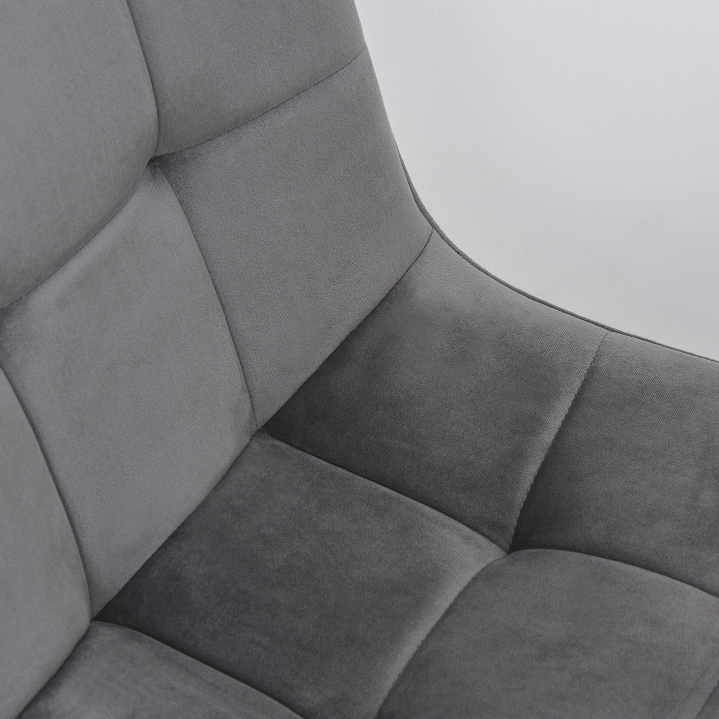 Eetkamerstoel – Kuipstoel – Keukenstoel – Stoel – Set van 2 – Velvet Bekleding – Metalen Onderstel – Hoog Comfort – Draagvermogen 120 kg