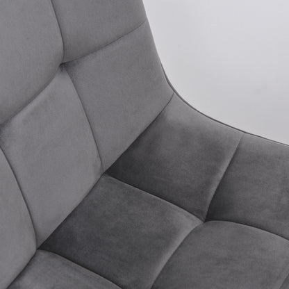 Eetkamerstoel – Kuipstoel – Keukenstoel – Stoel – Set van 2 – Velvet Bekleding – Metalen Onderstel – Hoog Comfort – Draagvermogen 120 kg