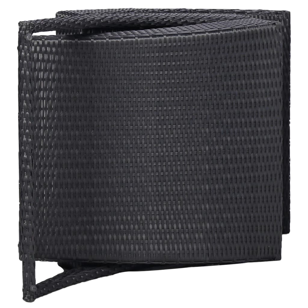 Ligbed – Loungebank – Zonnebed – Ligstoel – Zonnebedje – Inklapbaar – Weerbestendig PE Rattan – Inclusief Polyester Kussen – Grijs