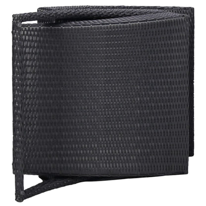 Ligbed – Loungebank – Zonnebed – Ligstoel – Zonnebedje – Inklapbaar – Weerbestendig PE Rattan – Inclusief Polyester Kussen – Grijs