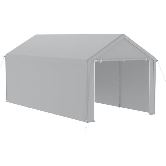 Partytent – Tuinpaviljoen – Opvouwbare Tent – Garage Tent – Overkapping – UV-Bescherming – 3x6 Meter – Met Metalen Frame en Zijwanden met Ventilatie