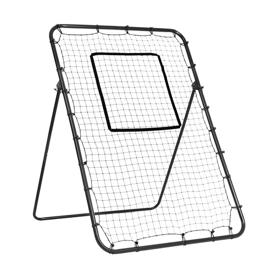 Honkbalnet – Reboundernet – Oefennet – Slagnet – Pitching Net – Verstelbare Hoeken – Stevig Stalen Frame – 120x180 cm