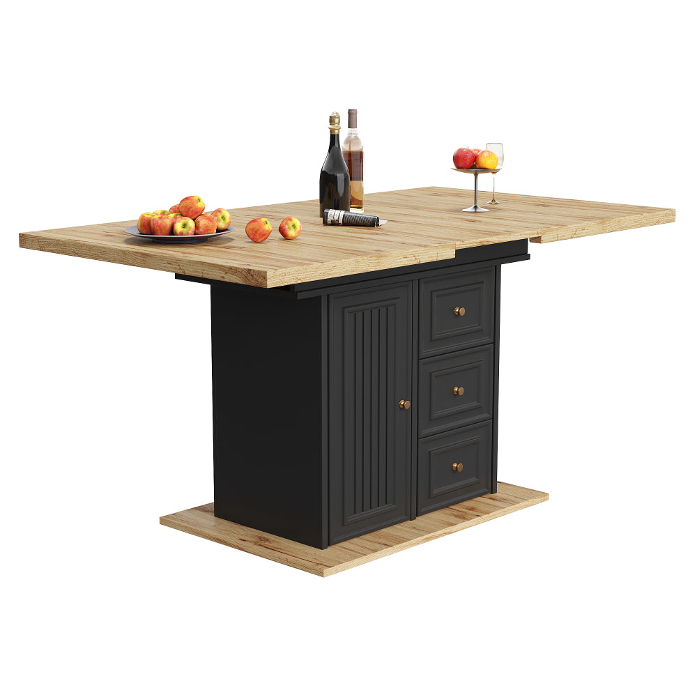 Uitklaptafel – Klaptafel – Vouwtafel – Uittrekbare Tafel – Eettafel – Uitschuifbaar 110-140 cm – Ruimtebesparend Design – Onderhoudsvriendelijk Zonder Hout