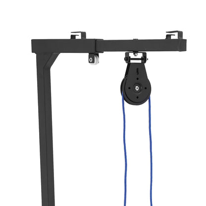 Steunbeugel Staande Hulp – Staande Steun – Opstaan Beugel – Verstelbare Handgreep – Mobiliteitshulp Zwart – Verstelbaar 130-175 cm – Stabiel Stalen Frame