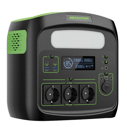 Powerstation – Noodstroomvoorziening – Generator – Camping Accu – Mobiele Energiecentrale – 576Wh LiFePO4 Batterij – 700W Piekvermogen – Zuivere Sinusgolf AC Uitgangen – USB-C PD 100W Snelladen