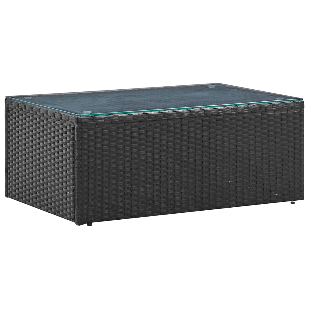 Loungeset – Tuinmeubelset – Loungeset Balkon – Loungeset Hoekbank – Loungeset Poly Rattan – Bruin – Weerbestendig PE Rattan – Uitneembare Wasbare Kussenhoezen