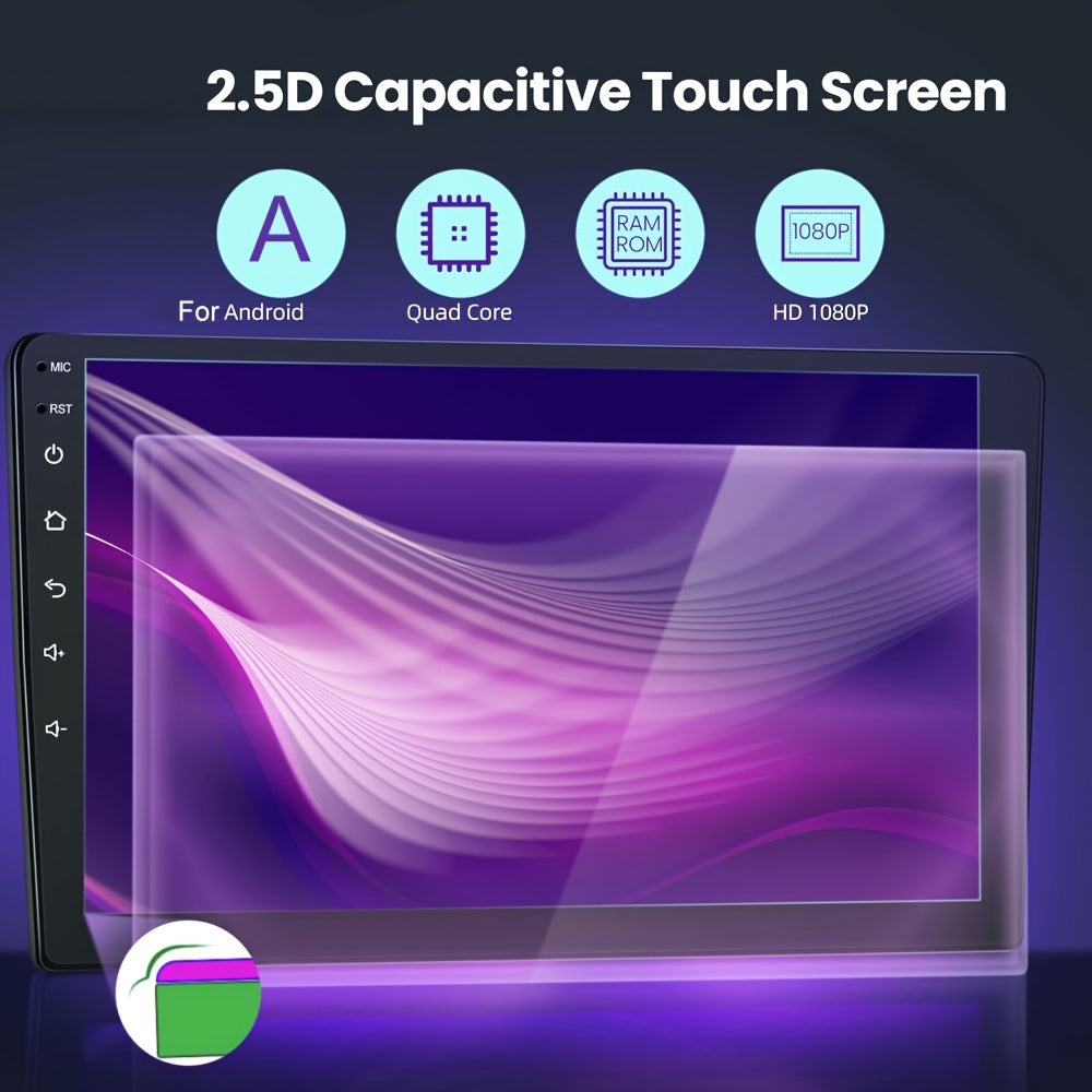 Android Radio – Autoradio – Multimedia Speler – Navigatiesysteem – 2DIN Stereo – 10,1 inch HD Scherm – Wifi GPS Achteruitrijcamera