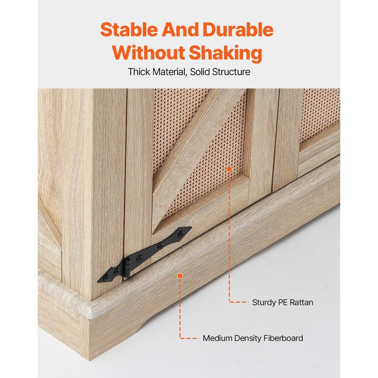 Rotan Salontafel – Rattan Tafel – Koffietafel – Bijzettafel – Houten Tafel – Rechthoekig – Met Ingebouwde Stopcontacten en USB-poorten – 61 cm Breed