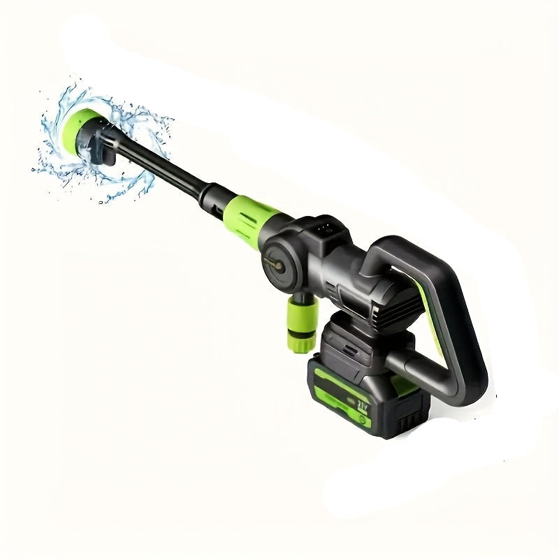 Hogedrukreiniger – Hogedrukspuit – Autoreiniger – Draadloze Spuit – Terrasreiniger – 1200W Brushless Motor – 6-in-1 Multifunctionele Sproeikop – Met 2 Accu’s