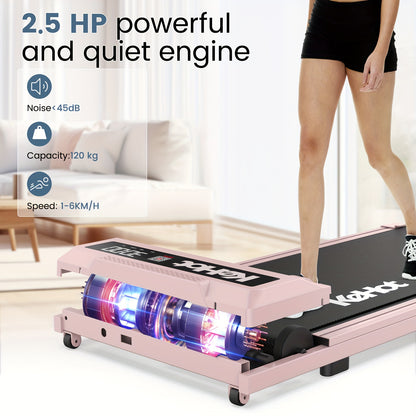Loopband – Wandelband – Walking Pad – Wandelmachine – Treadmill – Inklapbaar – 12 Programma’s – Stil 0,6HP DC Motor – Compact Loopvlak 90x37,5 cm