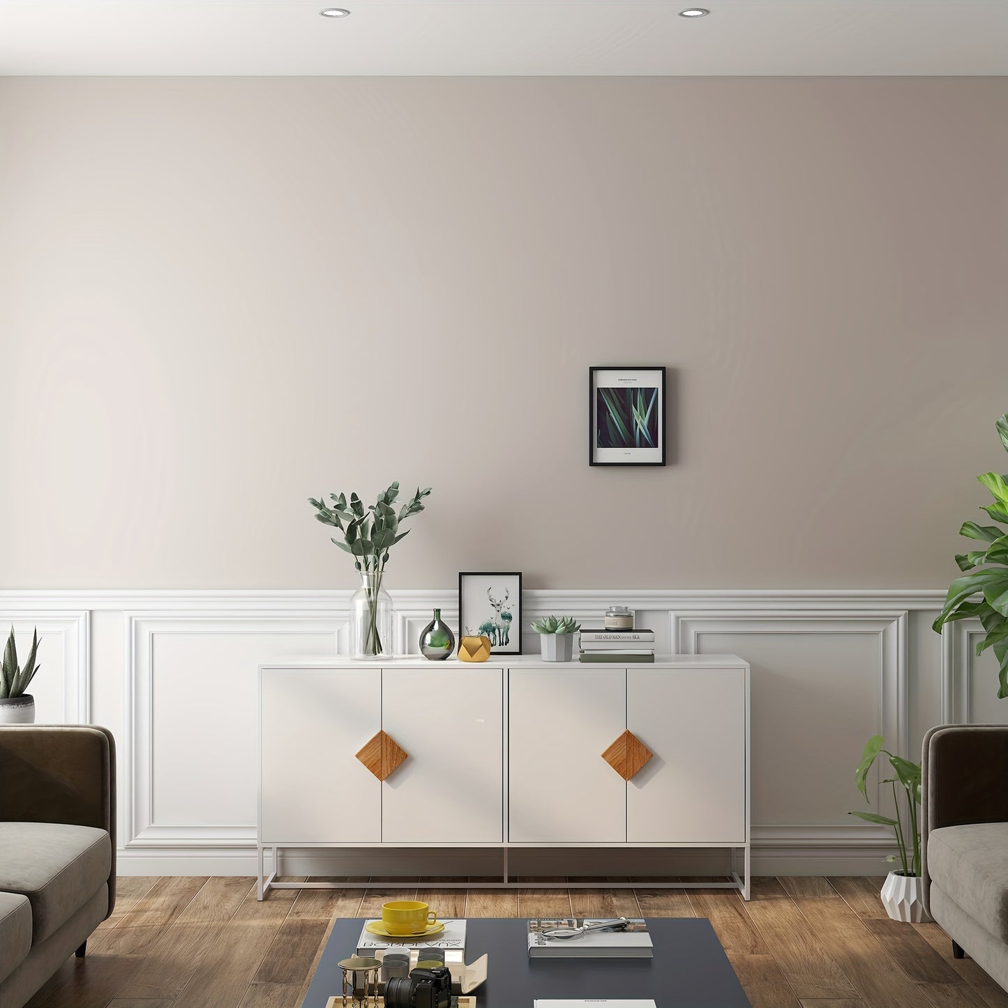 Salontafel – Koffietafel – Tafel – Woonkamertafel – Opbergtafel – Modern Glass Blad – Ruimtebesparend Ontwerp – Wit