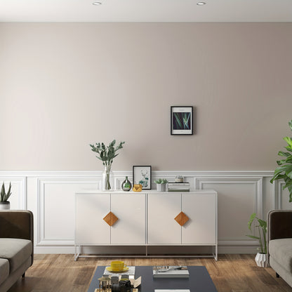 Salontafel – Koffietafel – Tafel – Woonkamertafel – Opbergtafel – Modern Glass Blad – Ruimtebesparend Ontwerp – Wit