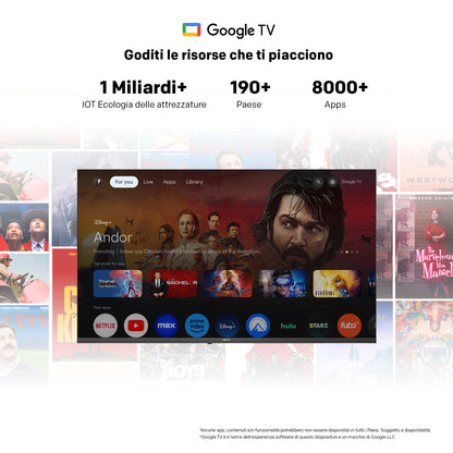 Smart TV 40 Inch – Televisie – LED TV – Full HD TV – Android TV – 120Hz HSR Refresh Rate – Google TV Met Eyecare 3.0 & Dolby Audio