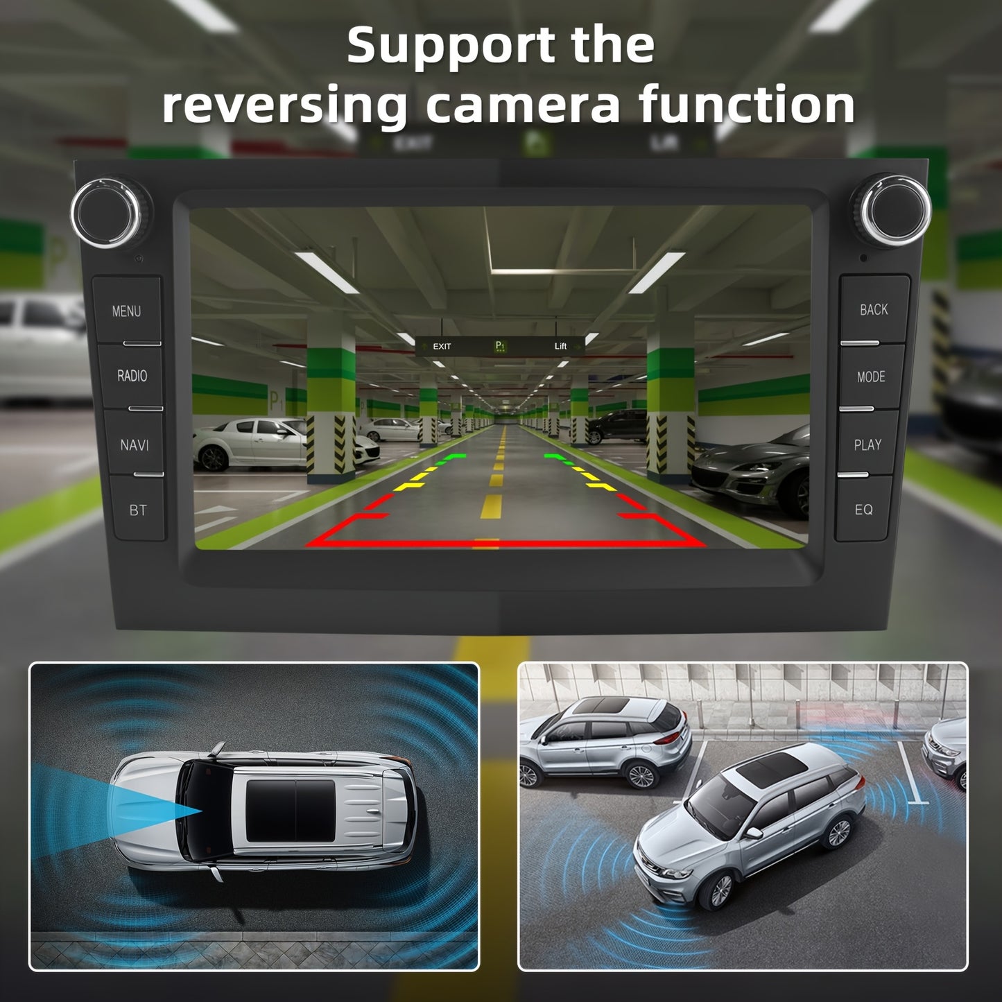 Autostereo – Autoradio – Navigatiesysteem – Multimedia Speler – Dashboard Unit – 7 Inch HD-IPS Touchscreen – Android 14 Met WiFi & AHD Camera