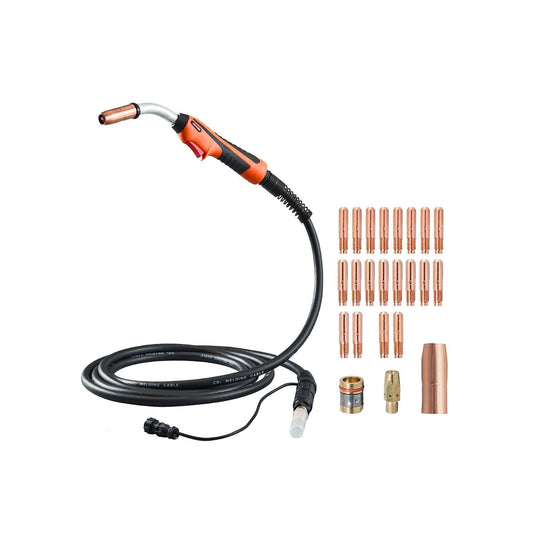 Lasbrander – MIG-lasbrander – Gasbrander – Soldeerbrander – Laspistool – 15 Meter Kabel – Ergonomische Lange Handgreep