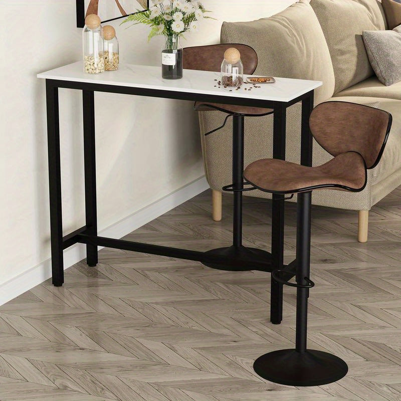 Bar furniture, perfect party/ reception furniture, suitable for restaurant, bar, living room, balcony, pub, cafe, Bar Table, Party Furniture, Classic Design, Stylish Furniture, Sturdy Base, Large Dining Table, Adjustable Tabl