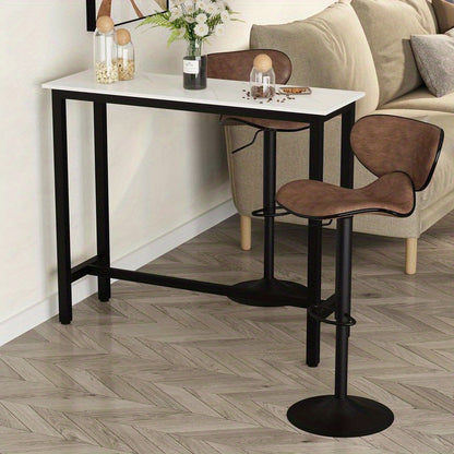 Bar furniture, perfect party/ reception furniture, suitable for restaurant, bar, living room, balcony, pub, cafe, Bar Table, Party Furniture, Classic Design, Stylish Furniture, Sturdy Base, Large Dining Table, Adjustable Tabl