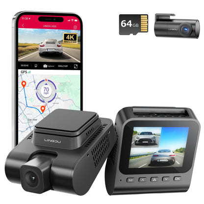 Dashcam – Auto Camera – Video Recorder – Autocamera – Voertuig Camera – Full HD 1080p – Wifi Connectie – Zwart