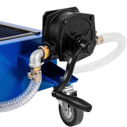 Floor Trolley for Oil Change with Manual Pump 20L/Min 65L