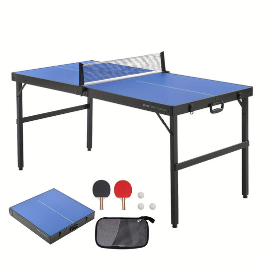 Tafeltennistafel – Pingpongtafel – Speeltafel – Pingpongtafel Binnen – Inklapbare Tafel – Aluminiumlegering – Compact Opbergbaar