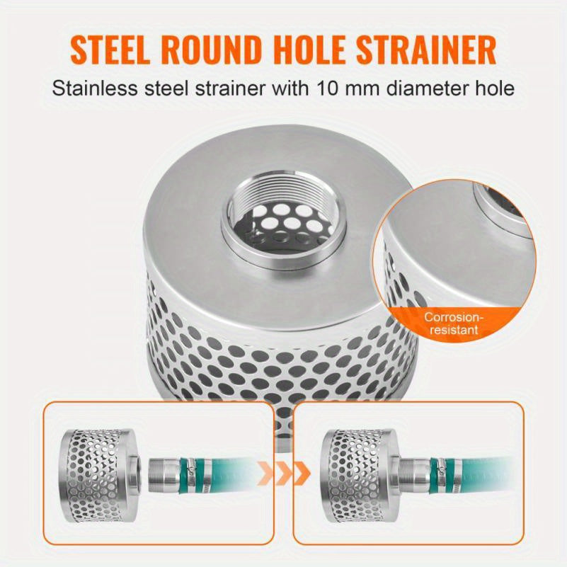 Flexibele Zuigslangset – Waterpompslang – Zuigslang – Irrigatieslang – Drainageslang – Duurzaam PVC – Lengte 6,1m En 15,24m