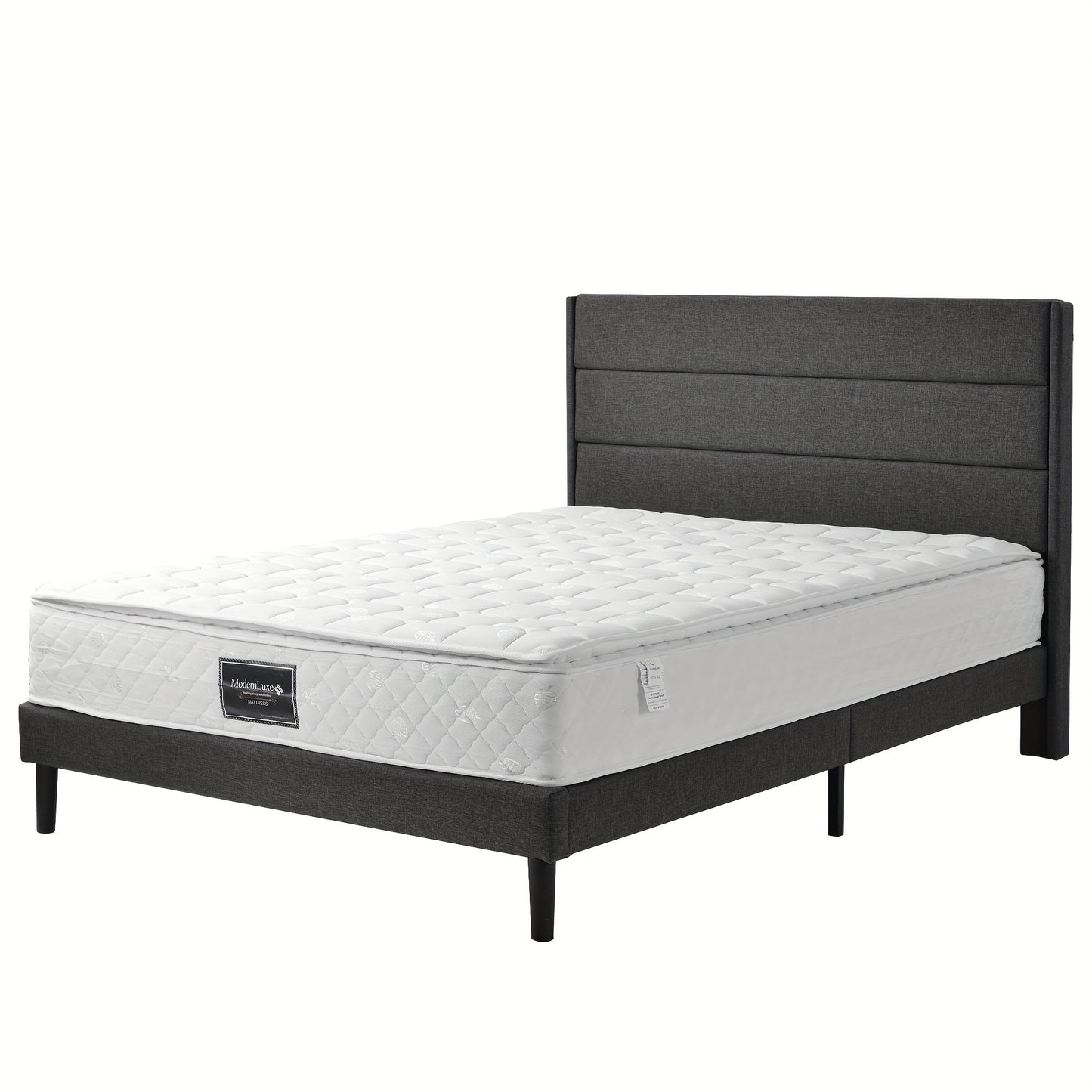 Matras – Pocketveringmatras – Veermatras – Tweepersoonsmatras – Koudschuimmatras – 160x200 cm – Gevoerde Polyester Tijk – 25 cm Hoogte