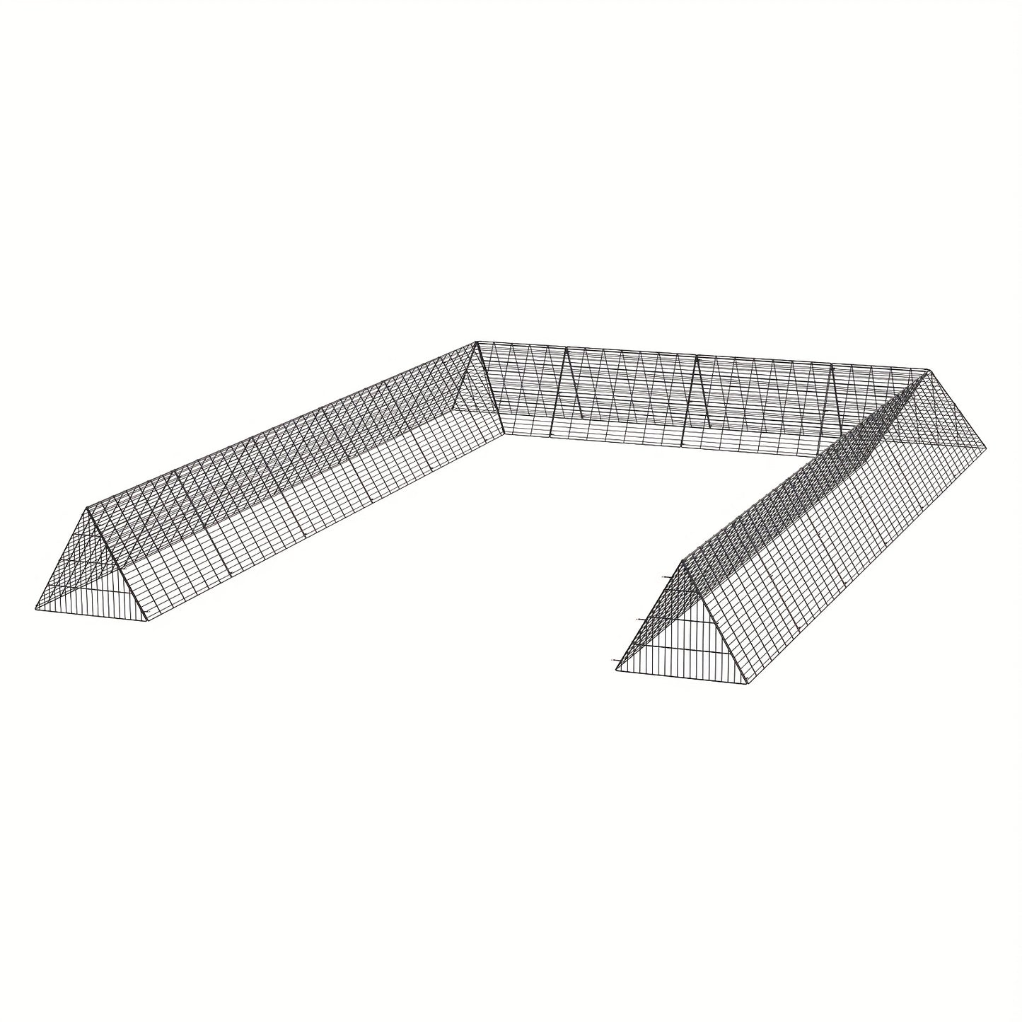 Kippenren – Kippenhok – Uitloopren – Buitenren – Konijnenren – Stalen Frame – Groot Formaat 6x4m – Draagbaar & Weerbestendig