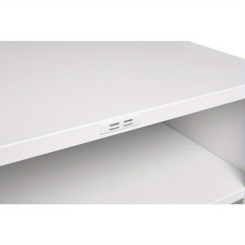 Mobiele Printerstandaard – Printertafel – Werkplek Organizer – Roltafel – Opbergkast – Stevige Aluminium Constructie – Ruimtebesparend Compact Design